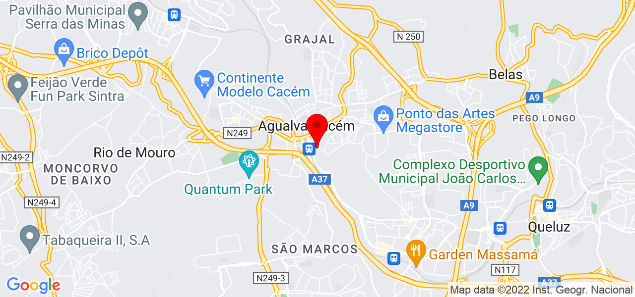 M&oacute;nica T&uacute;lio aka Dj Miss Nutz - Lisboa - Sintra - Mapa