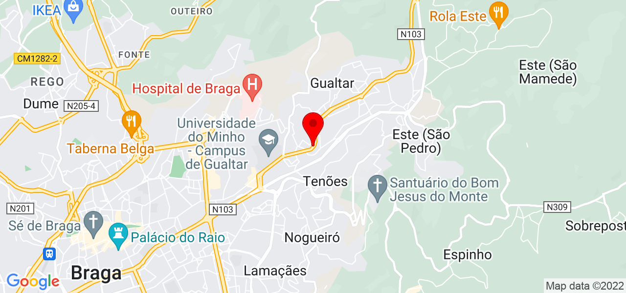 César Garcia - Braga - Braga - Map