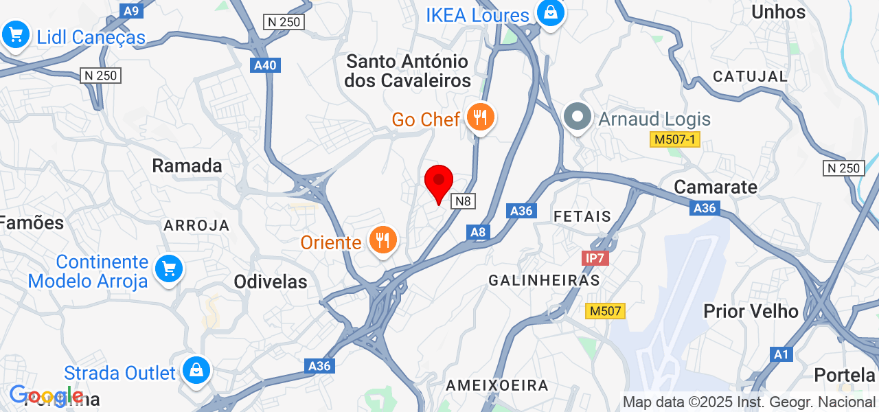 Вячеслав - Lisboa - Odivelas - Map
