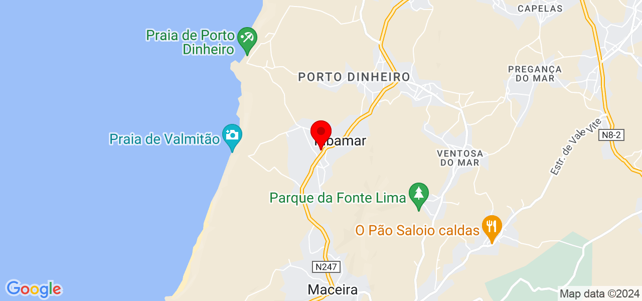 Lu&iacute;s Teixeira - Lisboa - Lourinhã - Mapa
