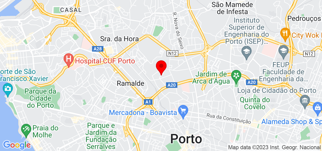 A Dama Do Ferro - Porto - Porto - Mapa