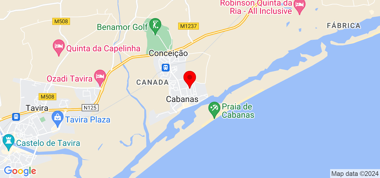 JR   manuten&ccedil;&atilde;o e reparos - Faro - Tavira - Mapa