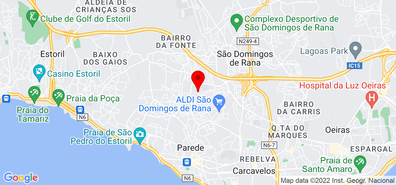 Diogo Dias - Lisboa - Cascais - Mapa