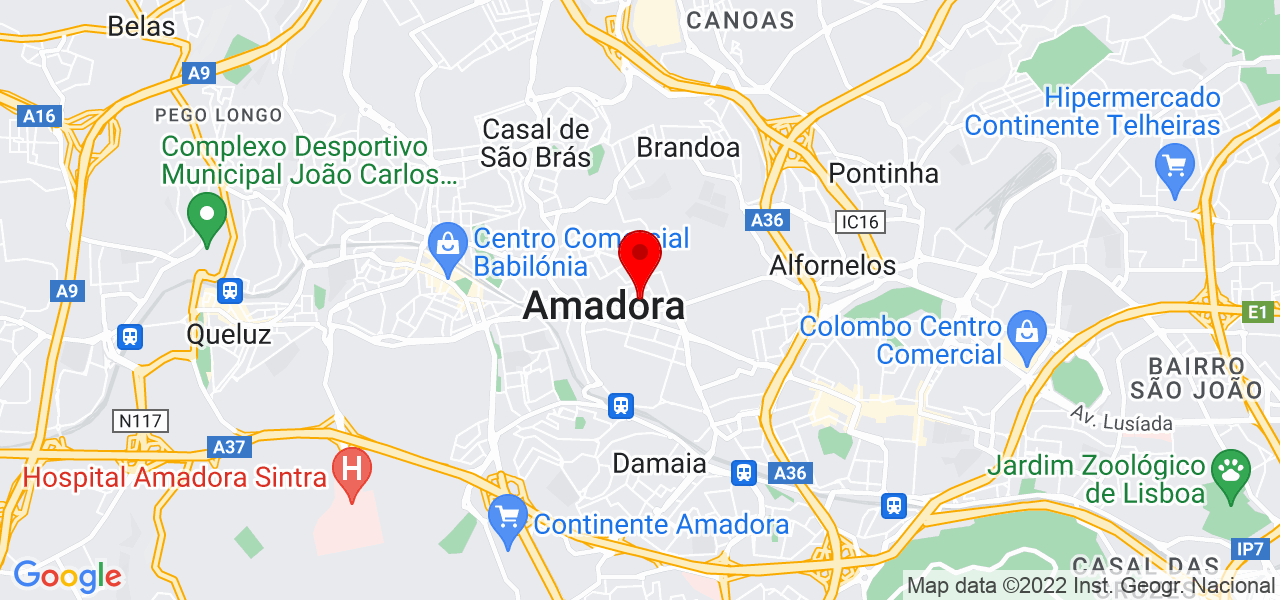 Gon&ccedil;alo - Lisboa - Amadora - Mapa