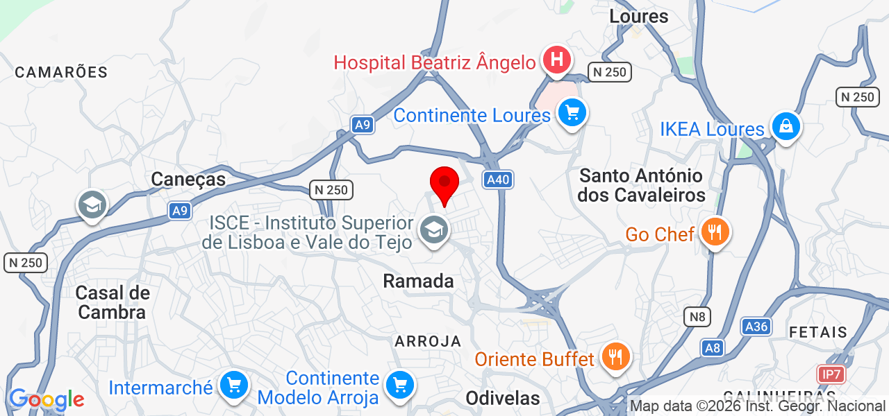 Eduarda Ribeiro - Lisboa - Odivelas - Karte