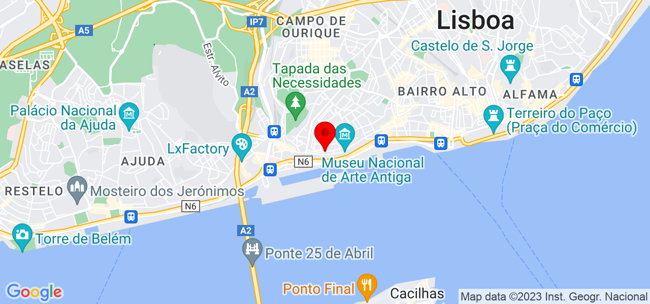 Clo&eacute; Kacel - Lisboa - Lisboa - Mapa