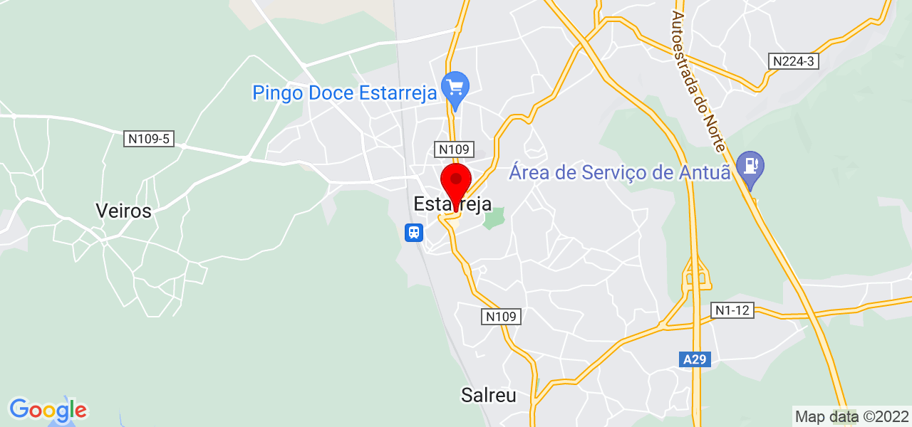 Rui Jorge Leite Avelar - Aveiro - Estarreja - Mapa