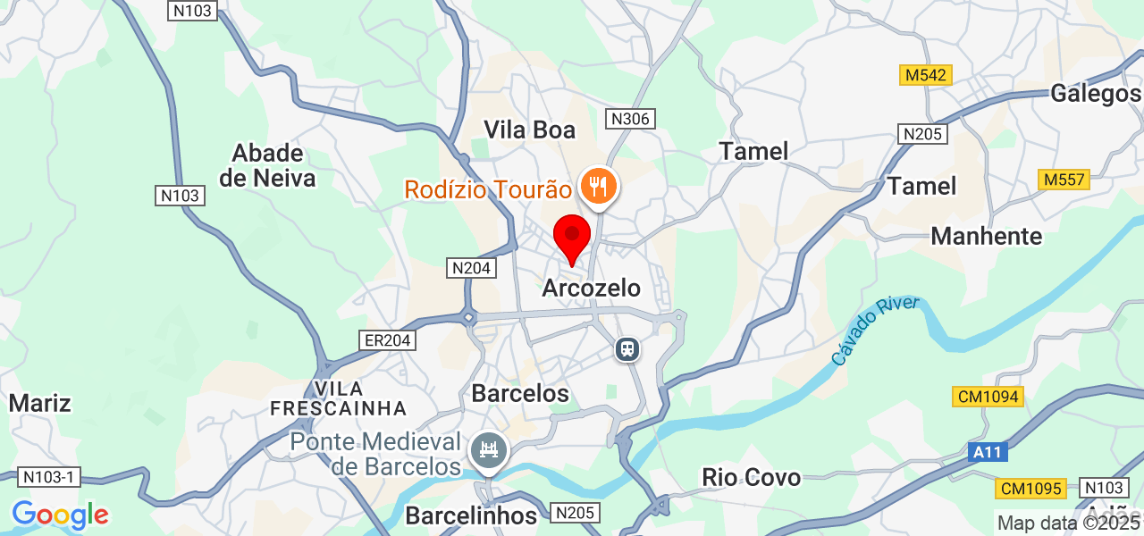 Business Serviços - Braga - Barcelos - Mapa