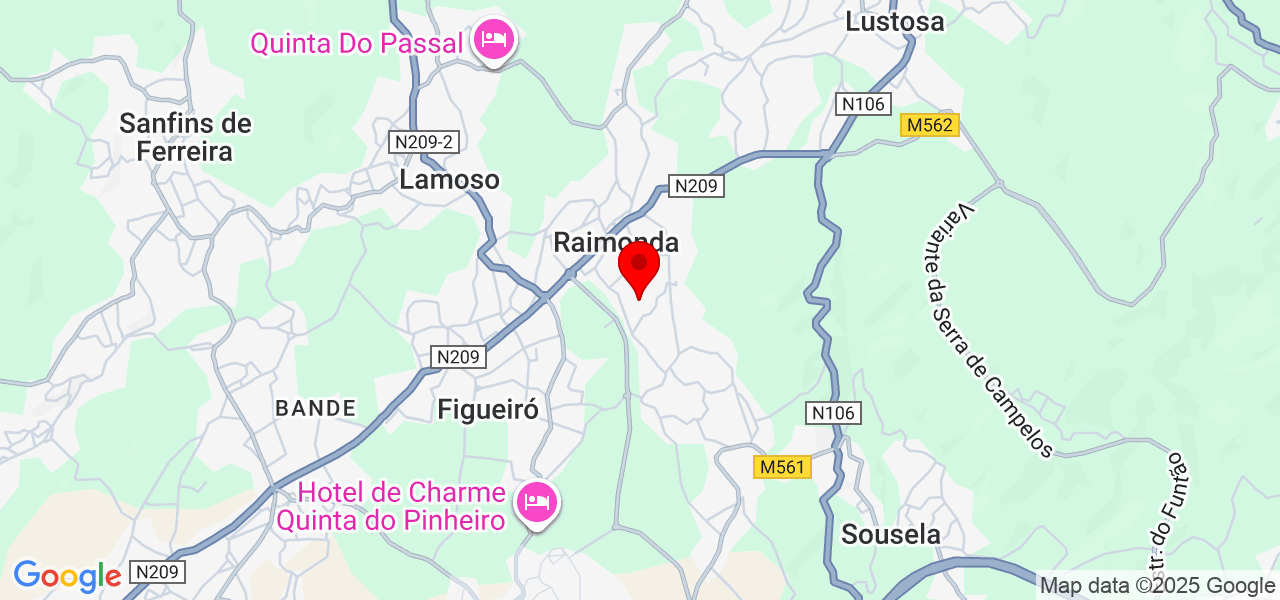 Lf estofos e mobili&aacute;rio - Porto - Paços de Ferreira - Mapa