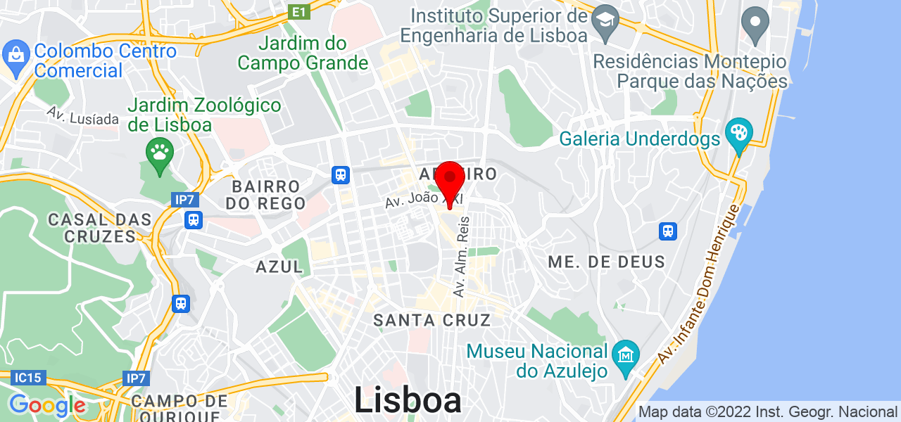 Rui Martins - Lisboa - Lisboa - Mapa