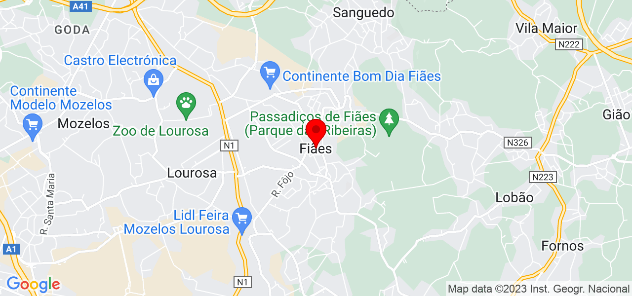Jonatas Rocha - Aveiro - Santa Maria da Feira - Mapa