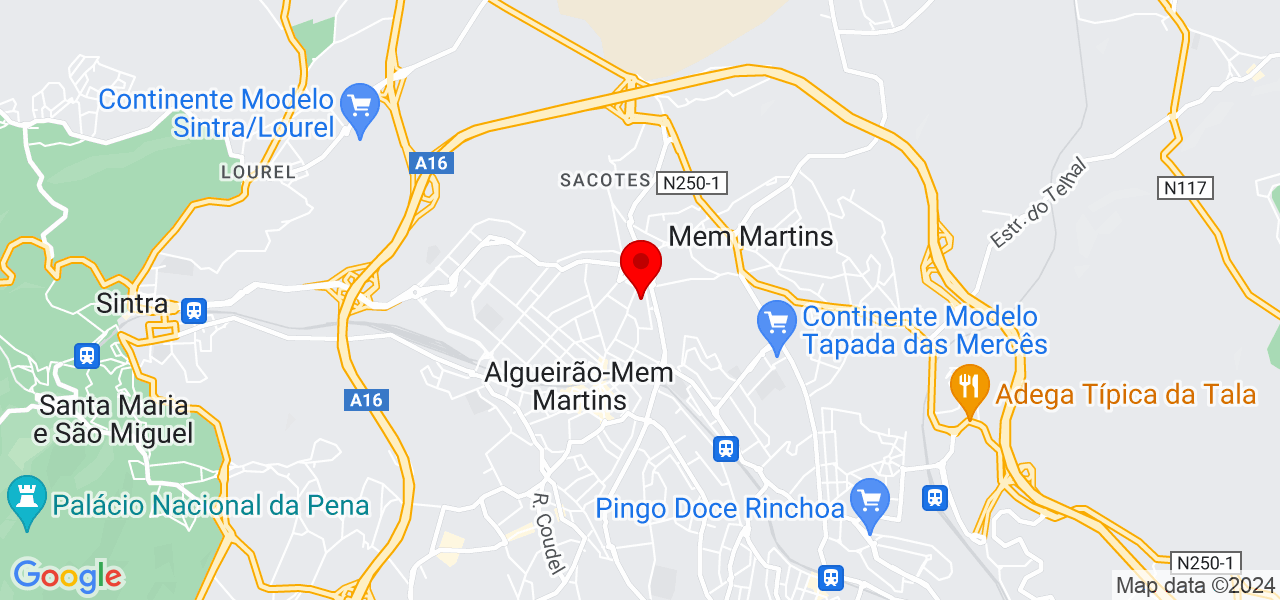 Tiago Carvalho - Lisboa - Sintra - Mapa