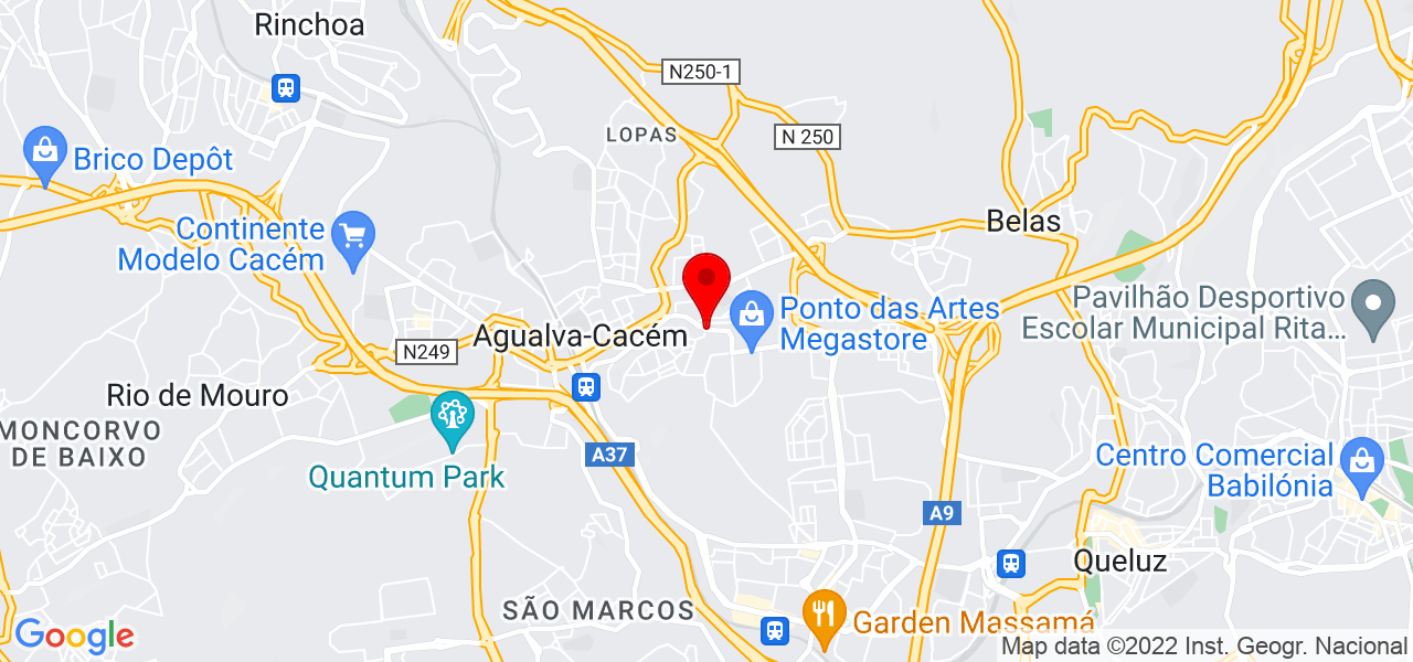 Manuel Costa - Lisboa - Sintra - Mapa