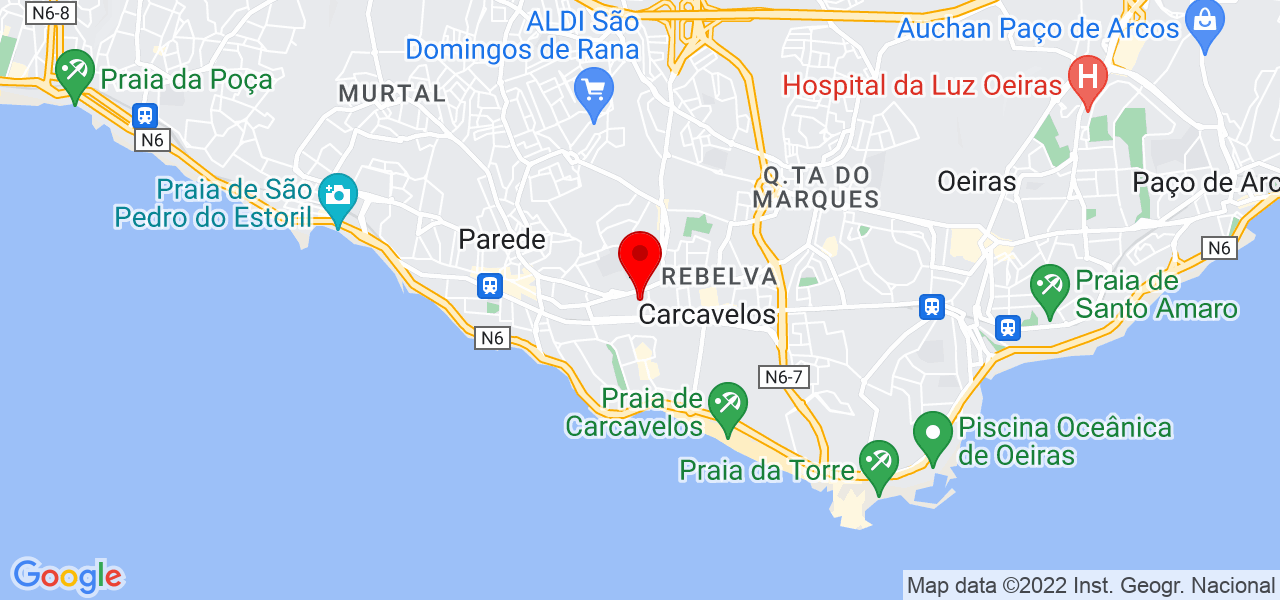 Jos&eacute; Antunes - Lisboa - Cascais - Mapa