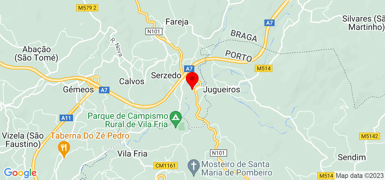 Pedro Miguel Gra&ccedil;a Oliveira - Braga - Guimarães - Mapa