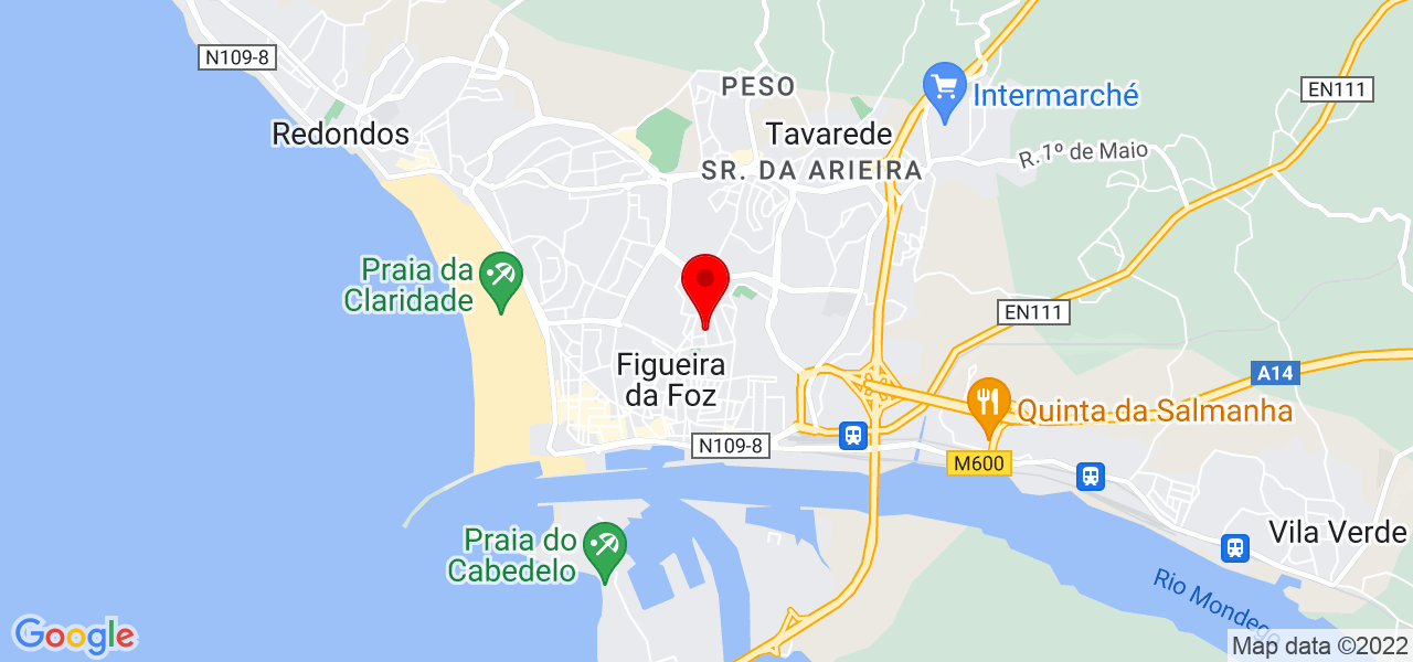 Marcia - Coimbra - Figueira da Foz - Mapa
