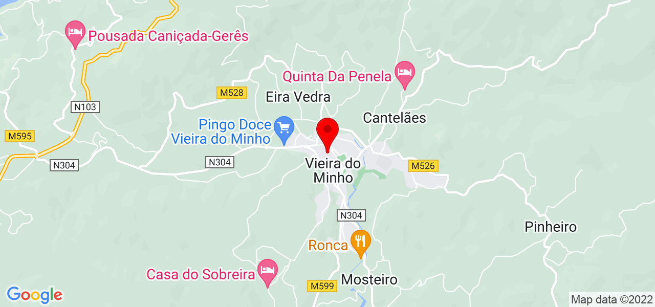 XLGROOVE - Braga - Vieira do Minho - Mapa