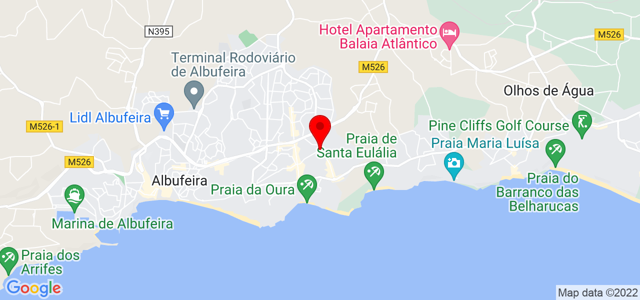 Helena Herdadinha - Faro - Albufeira - Mapa
