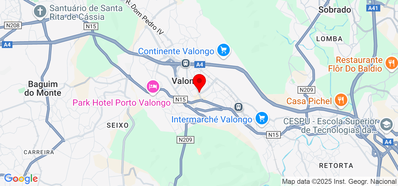 Tiago - Porto - Valongo - Mapa