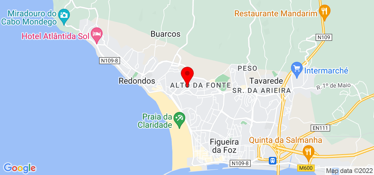 by picucha - Coimbra - Figueira da Foz - Mapa