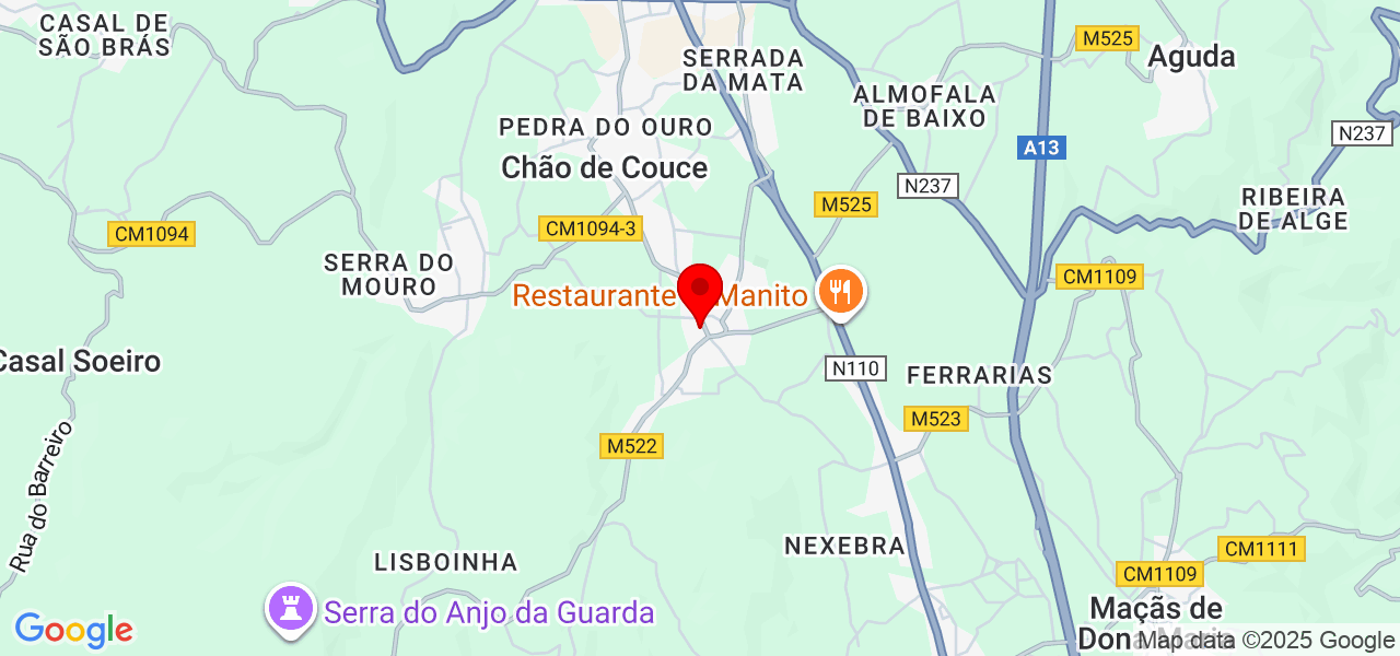 Dani The Chefy - Leiria - Ansião - Mapa