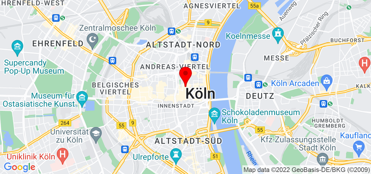 Janis Beckers - Personal Training - Nordrhein-Westfalen - Köln - Map