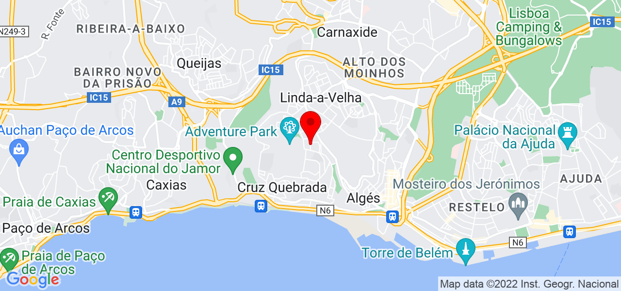 Vitor Lemos Fotografia - Lisboa - Oeiras - Mapa