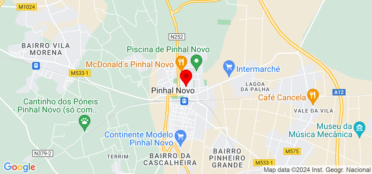 Diogo Sim&otilde;es - Setúbal - Palmela - Mapa
