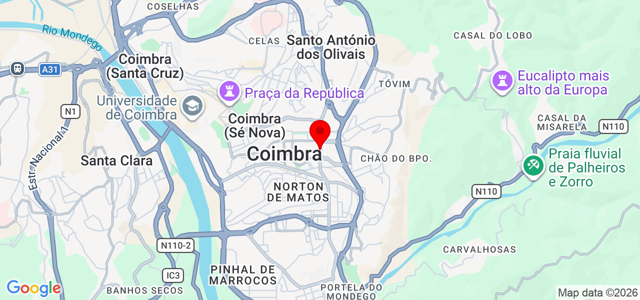 João Pedro Fernandes - Coimbra - Coimbra - Karte