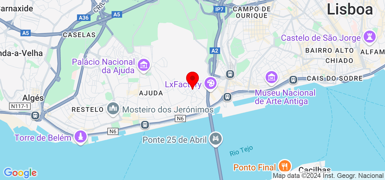 Limpeza domiciliar / Pòs construção / Comercial - Lisboa - Lisboa - Karte