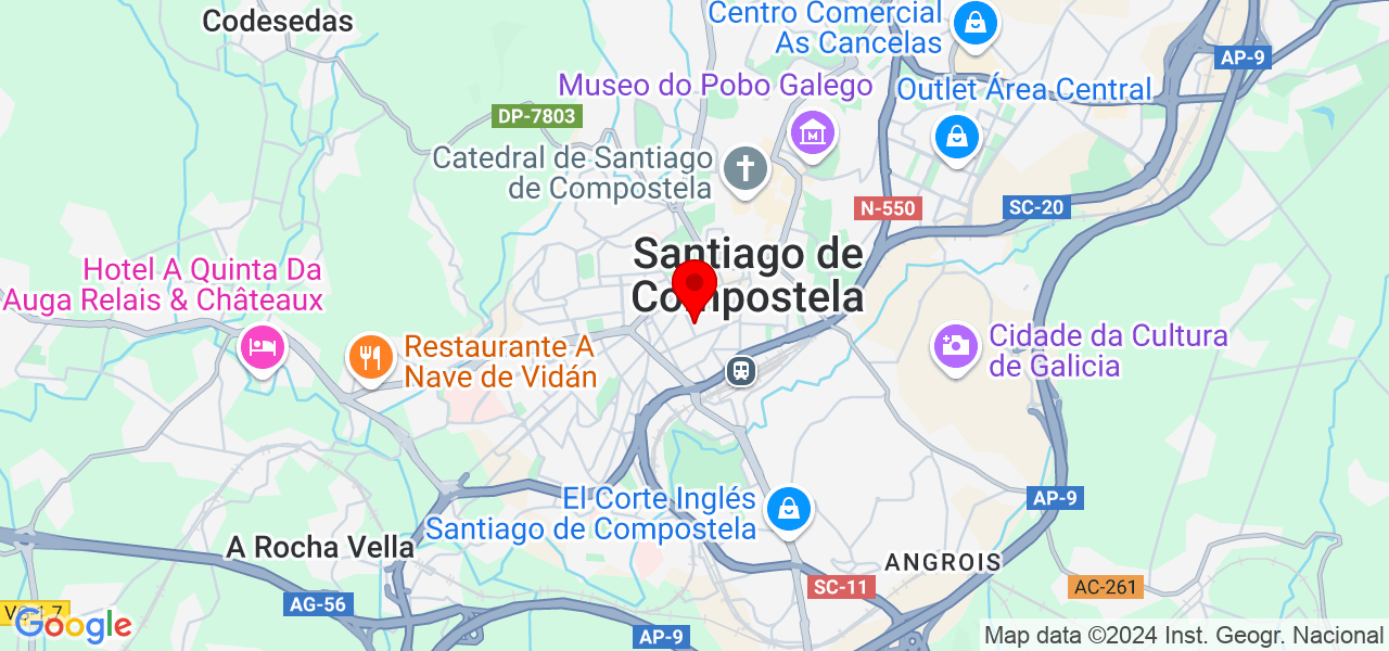 Santiago Carrascal - Galicia - Santiago de Compostela - Mapa