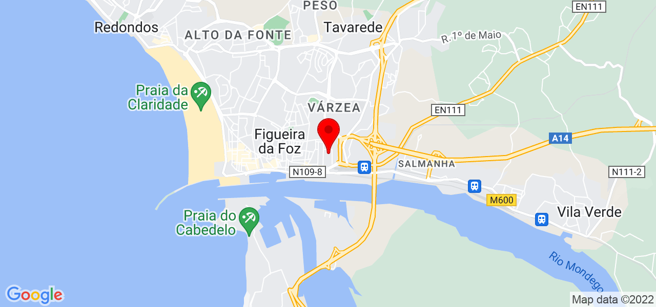 Escola de Condu&ccedil;&atilde;o Academia Boa Viagem - Coimbra - Figueira da Foz - Mapa