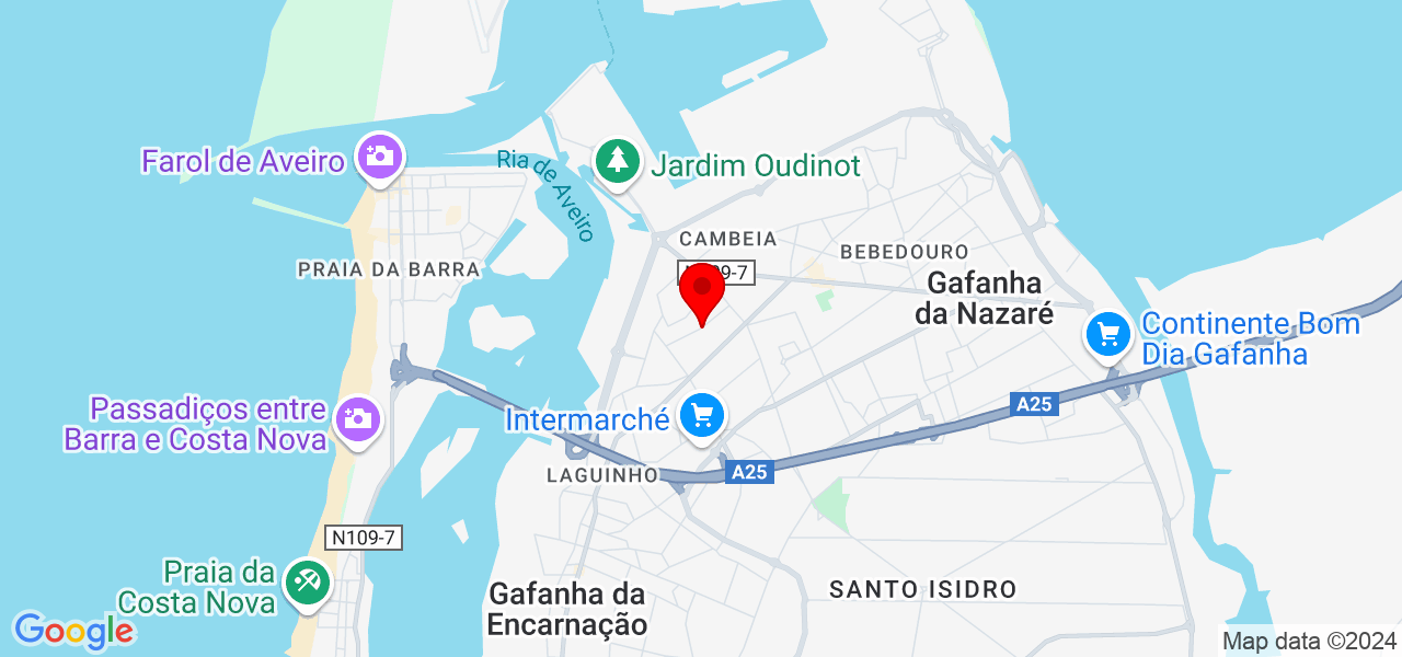 João Pedro Menezes - Aveiro - Ílhavo - Map
