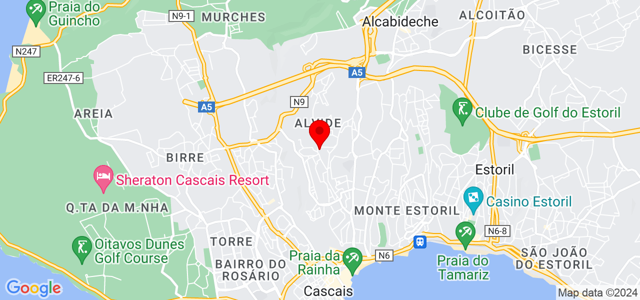 Lana Maia - Lisboa - Cascais - Mapa