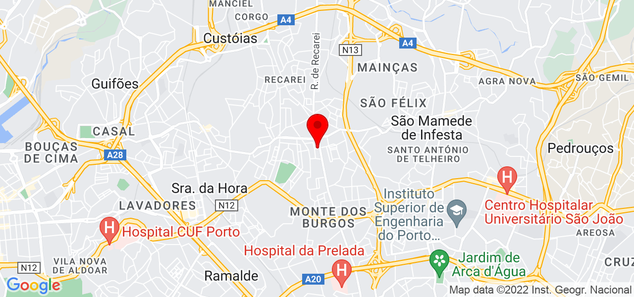 Joana Teixeira - Porto - Matosinhos - Mapa