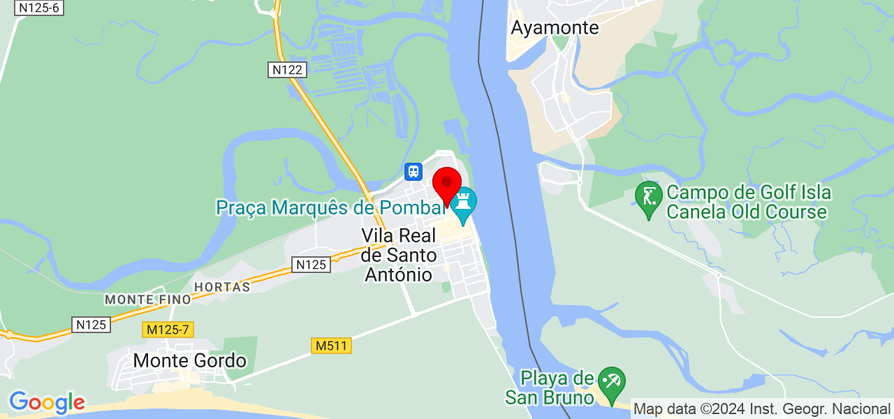 Flyprod - Comunica&ccedil;&atilde;o Integrada - Faro - Vila Real de Santo António - Mapa