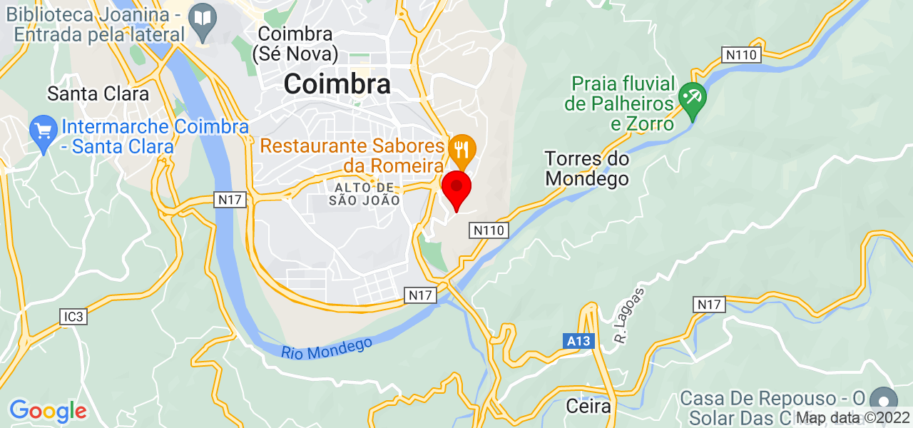 Vanessa de Oliveira Lara - Coimbra - Coimbra - Mapa