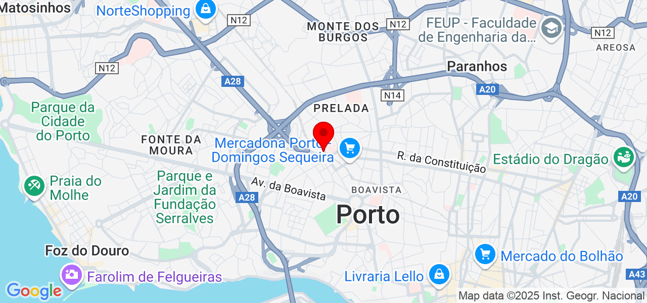 Guilherme Gelain - Porto - Porto - Map
