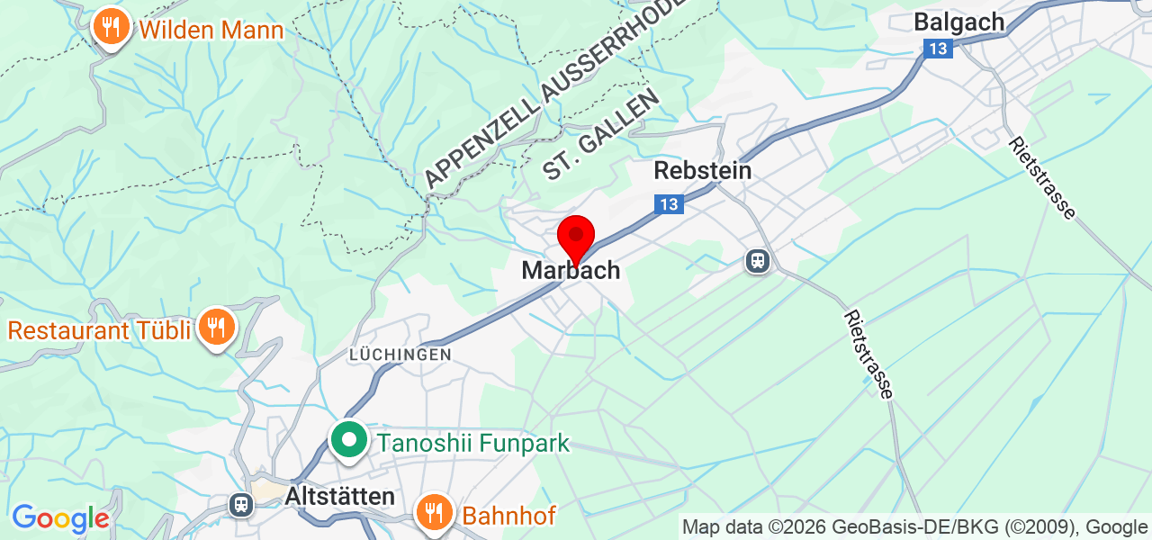 Jakub Adamski - Sankt Gallen - Marbach - Map