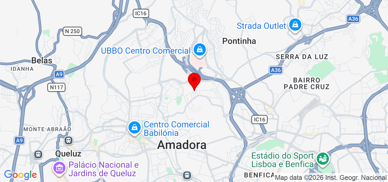 Fancinessart - Lisboa - Amadora - Mapa