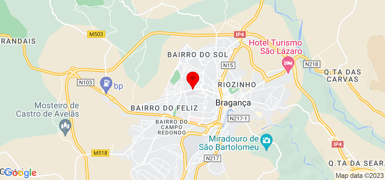 Ros&aacute;lia - Bragança - Bragança - Mapa