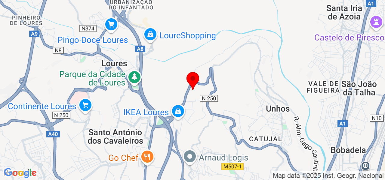 André - Lisboa - Loures - Mapa