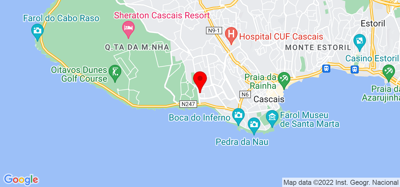 Izabella Vieira - Lisboa - Cascais - Map