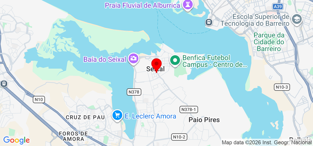 Filipa Ameixinha - Setúbal - Seixal - Karte