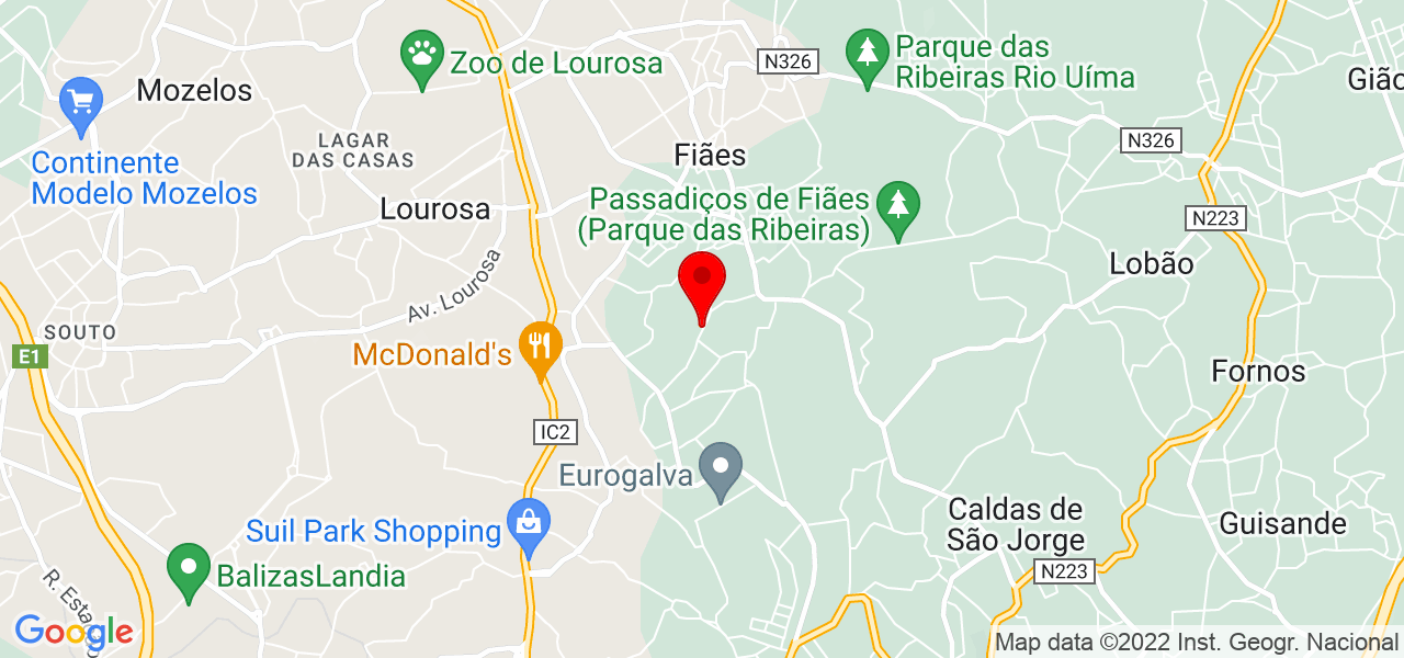 Pro-Eletricity - Eletricidade e Segurança Eletrónica - Aveiro - Santa Maria da Feira - Mapa