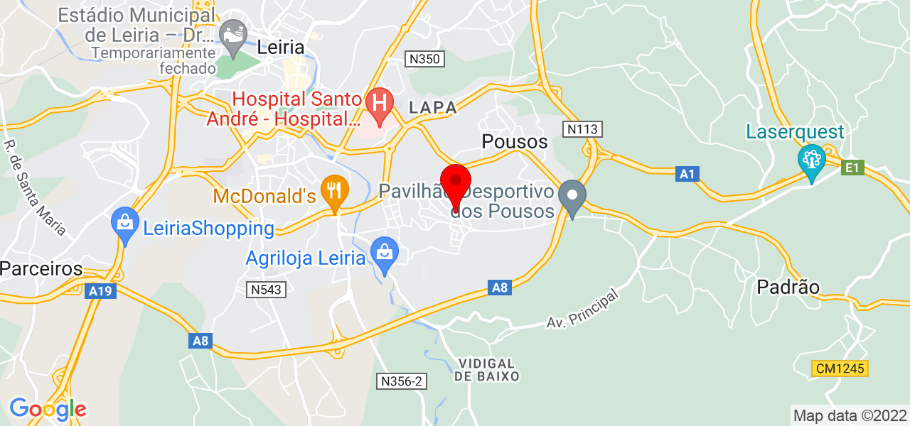 Jo&atilde;o Pinto - Leiria - Leiria - Mapa