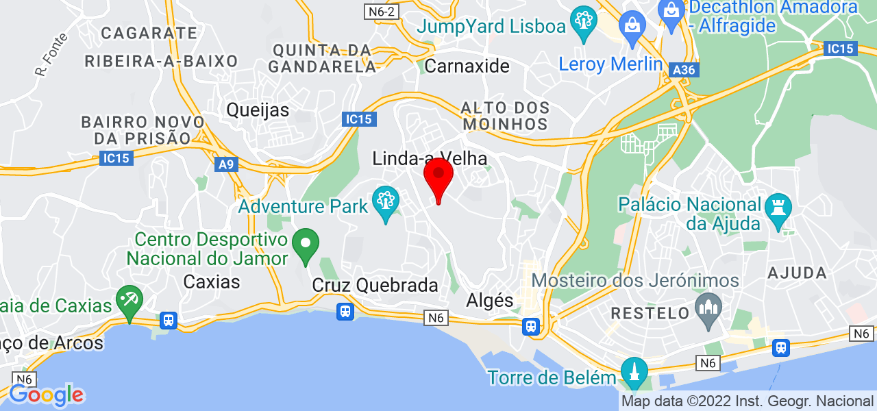 Carolina Martins - Lisboa - Oeiras - Mapa