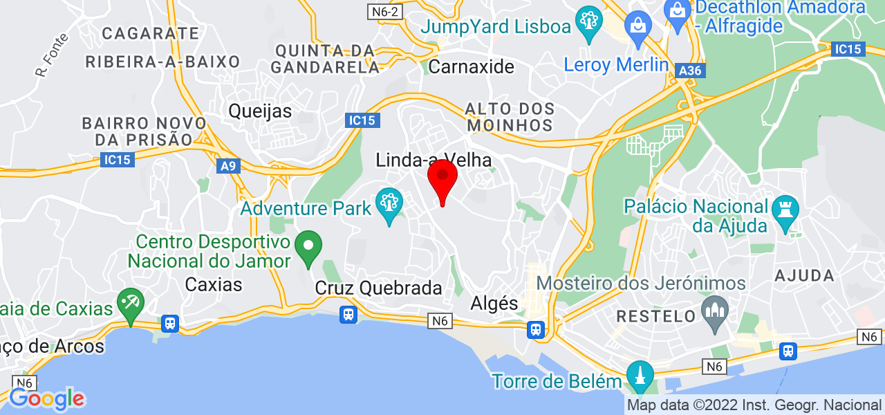 Carolina Martins - Lisboa - Oeiras - Map