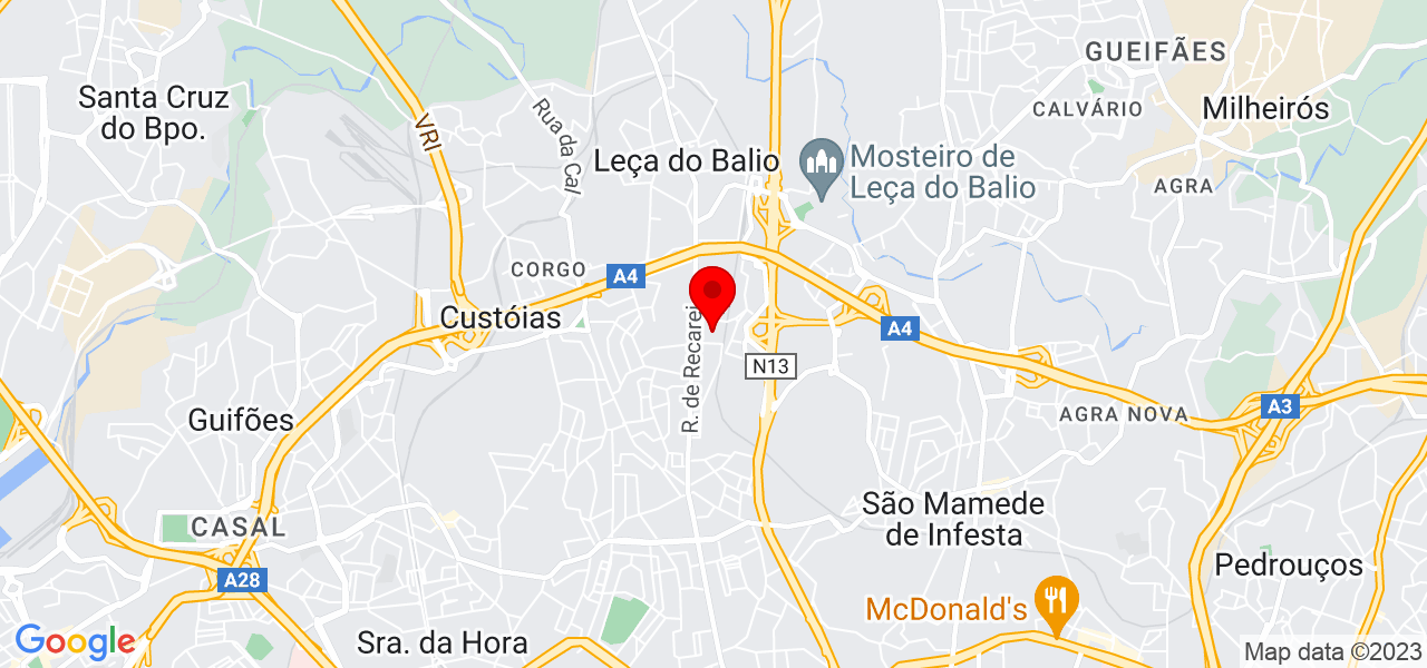 &Eacute;rica Ribeiro - Porto - Matosinhos - Mapa