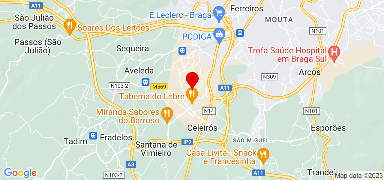 Carlos Miranda - Braga - Braga - Mapa